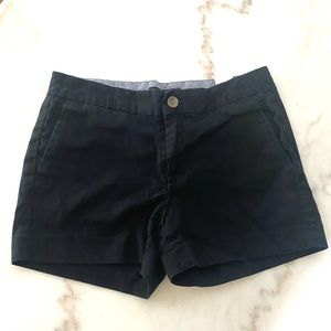 Banana Republic Black Hampton fit shorts, Sz 0